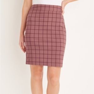 Maurice’s Plaid High Rise Pencil Skirt